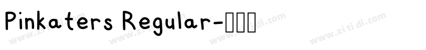 Pinkaters Regular字体转换